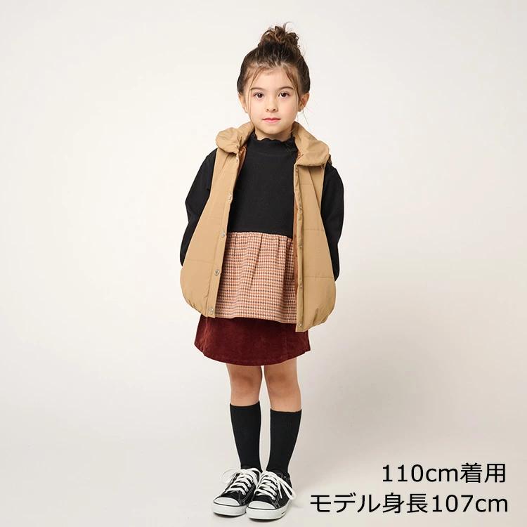 [Children's Clothing] Moujonjon (Moojeongjeong) Corduroy 3/4 Length Pants with Skirt 90cm-140cm M61100