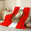 Standard De Lige Print Flannel Blanket, High quality Comfortable for All Seasons, Home Decor, Warmth and Comfort, Perfect for Christmas Gifts