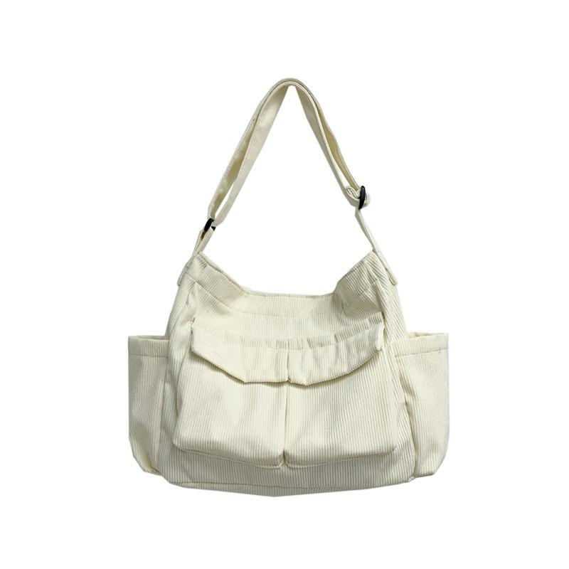 

Large capacity tote bag women s 2025 new fashion canvas shoulder bag casual portable messenger commuter bag women One size белый