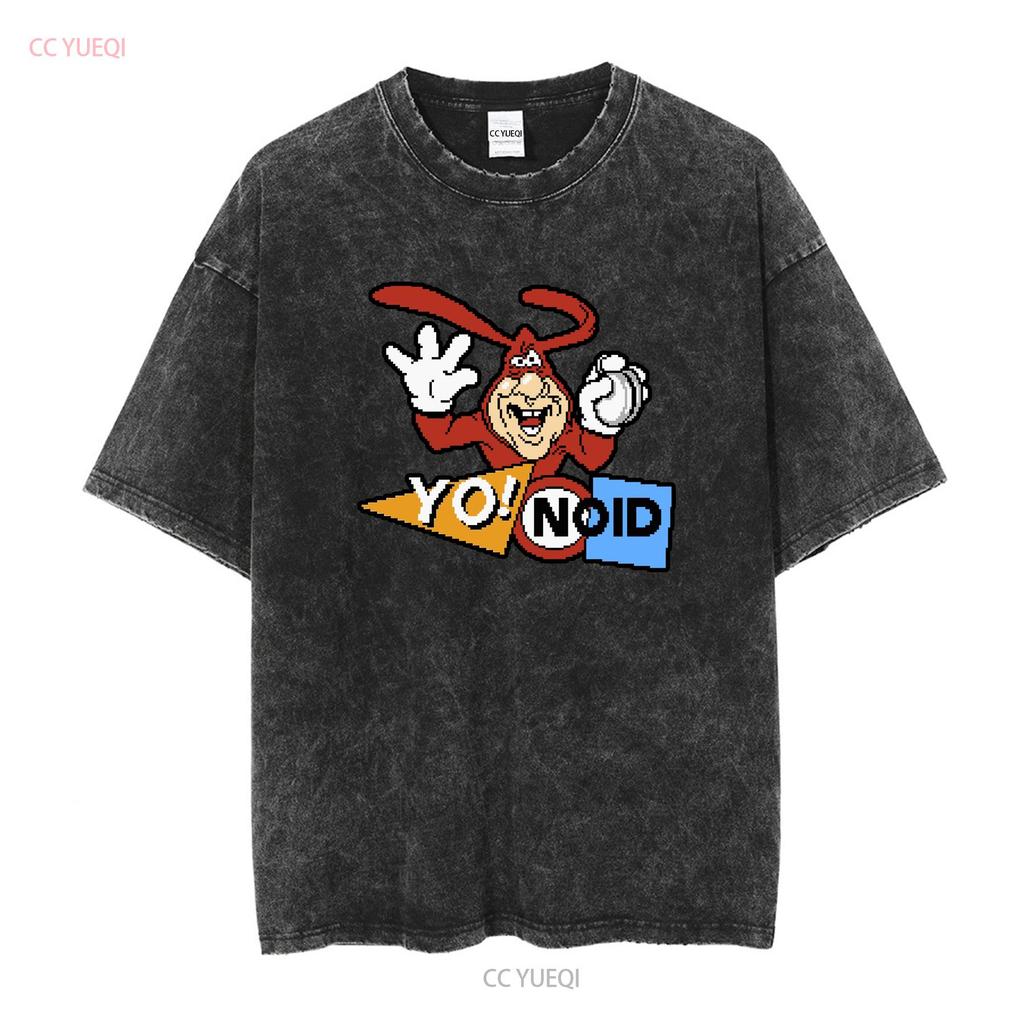 Yo Noid T Shirt New Small Med Large XL Classic 80s Video Game NES Pizza long or short sleeves vintage Washed fashion streetwear