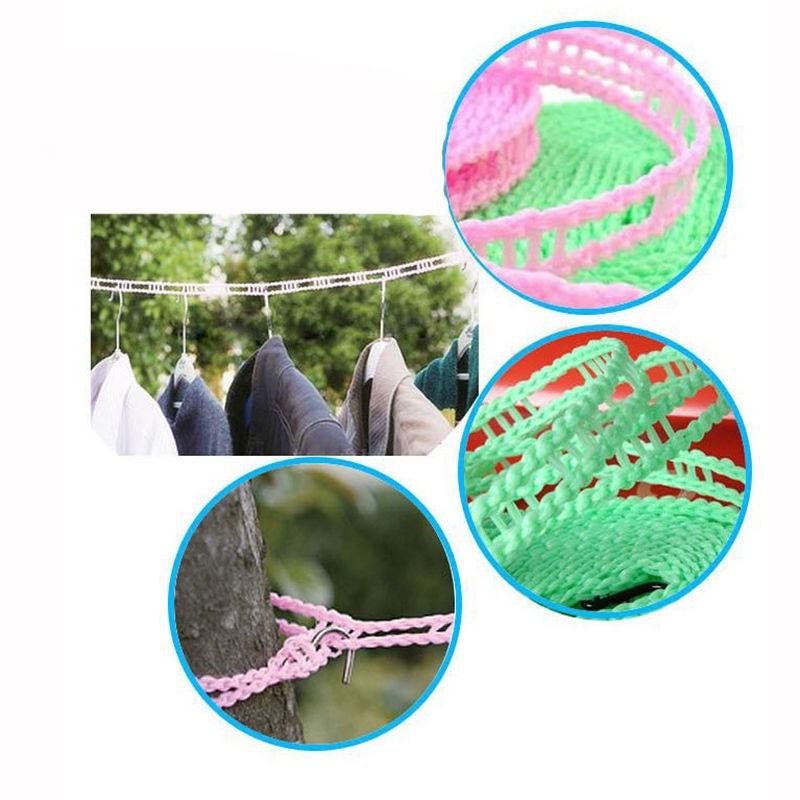 Travel Clothesline Laundry Nonslip Washing Clothes Line Rope Outdoor