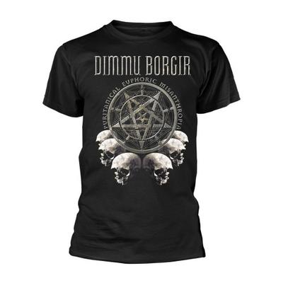 Dimmu Borgir Unisex Adult Puritanical Euphoric Misanthropia Skulls T-Shirt