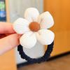 Korean Cute Flower Scrunchie Children Girls Kid Elastic Hair Rubber Band Accessories Tie Hair Ring Rope Headdress Ornaments