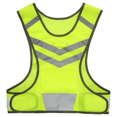 Outdoor Sports Running Reflective Vest Adjustable Lightweight Mesh Safety Gear for Women Men Jogging Cycle Walking