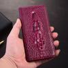 Luxury Flip Holder Covers for Infinix Hot 20 30 40 40i 50 60 4G 5G Pro Plus Play NFC Crocodile Patterned Leather Phone Cases