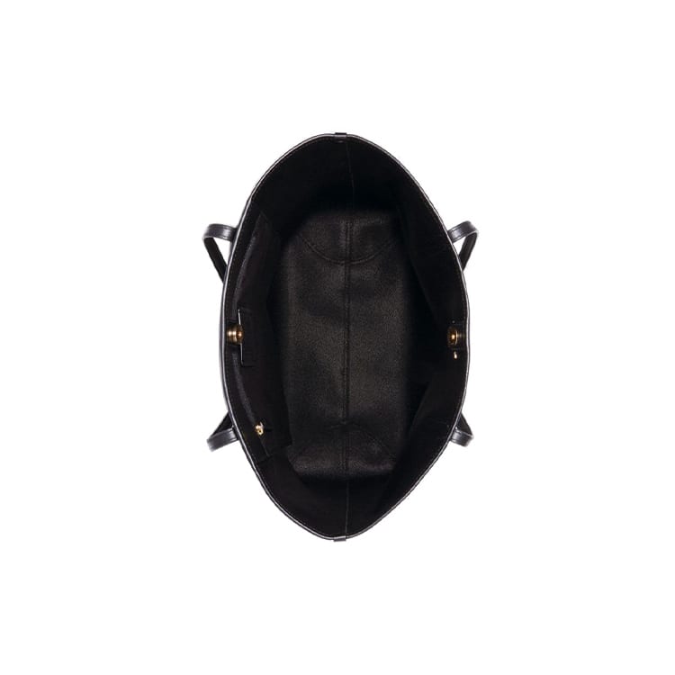 Coach City 33 Tote Monogram Shoulder Bag Large Canvas Brown Black Women's 5696-IMAA8