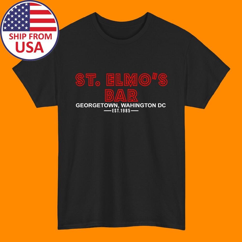 St. Elmo#039;s Bar St Elmo#039;s Fire TV Show Men#039;s Black Size S5XL Unisex T-Shirt S