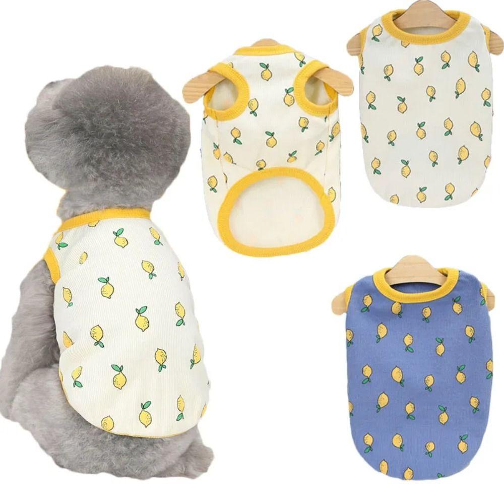 Cute Cat Vest Soft Pet Shirt Pullover Costumes Dog Clothes  Puppy