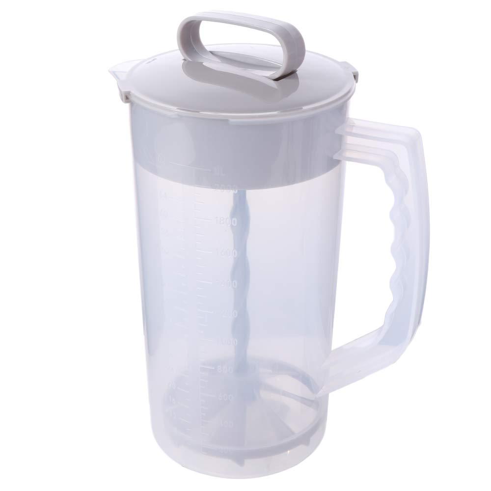 Manual Mixing Pitcher Fall-resistant Beverage Blending Container Juice Mixing Container  Lemon