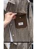 Men's Striped Casual Shirt: Trendy Light Luxury Outdoor Fashion Jacket