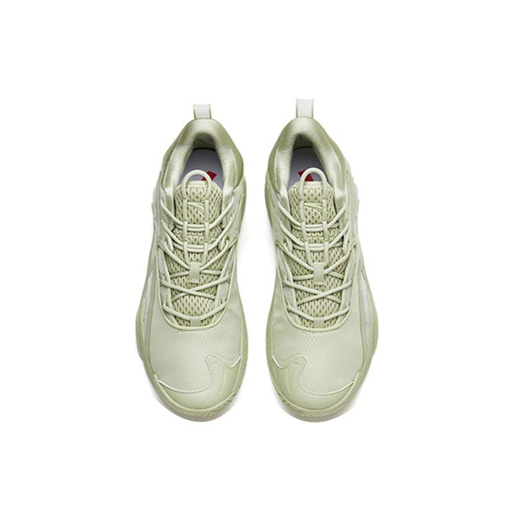 New Anta Airspace 3 Cushioning Anti Slip And Wear Resistant Low Top Performance Basketball Shoes Green 112211608-5