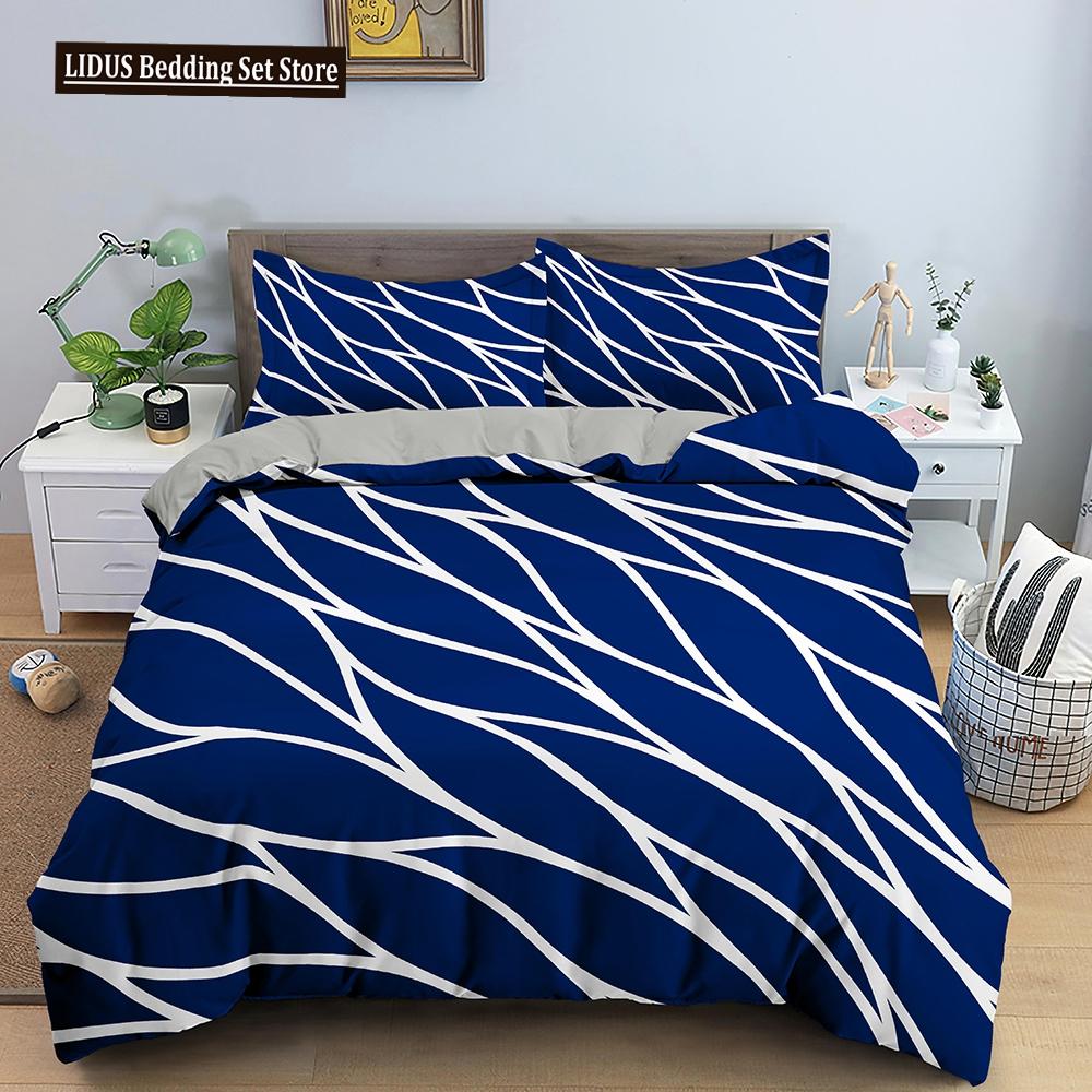 Art Pattern Bedding Set Watercolour Design Colourful Comforter Cover With Pillowcase King Queen Size For Kids Teens Bedding Set