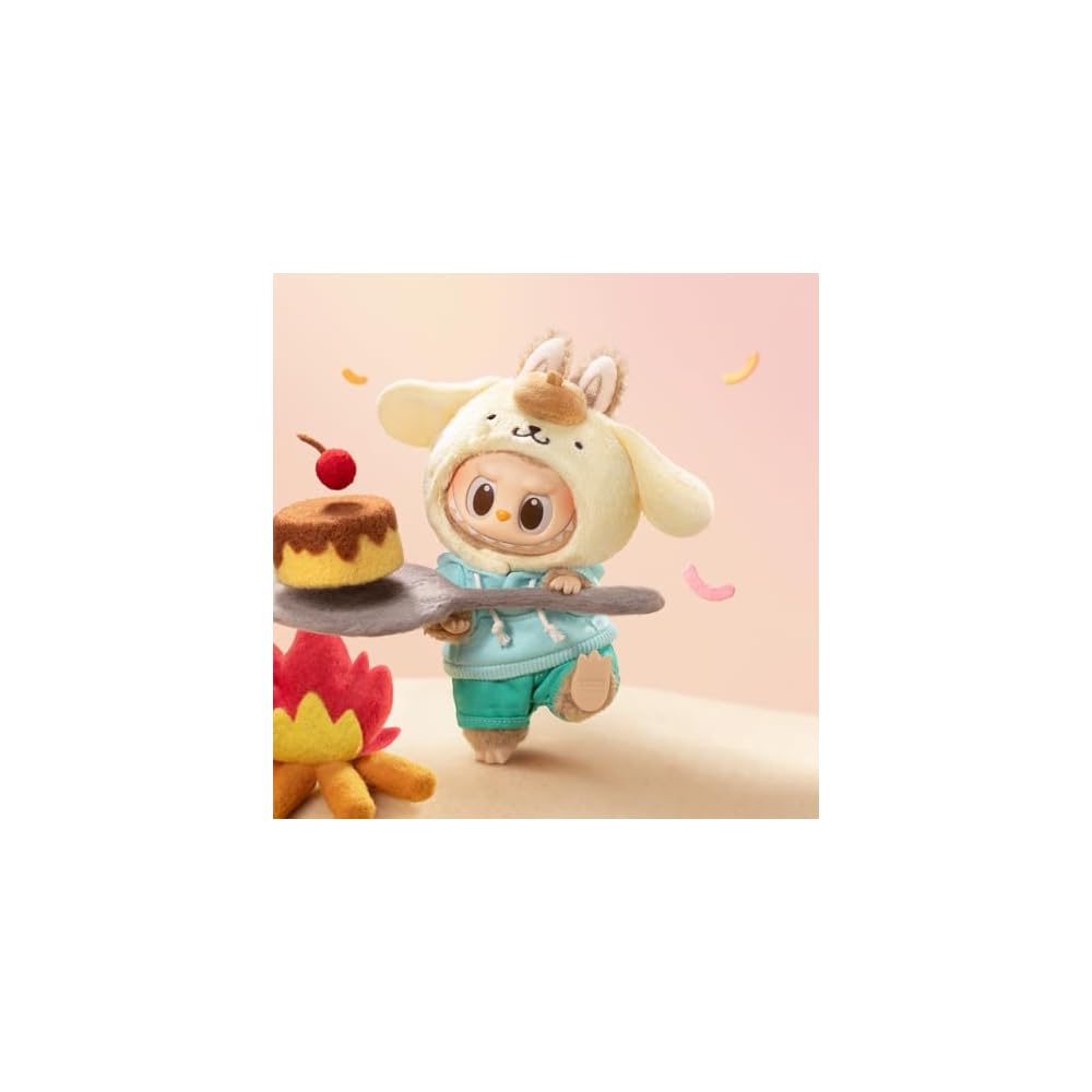 Pop Mart The Monsters Sanrio Characters Plush Pendant Assorted Box 6 Pieces Blind Box Figures Premium Toy