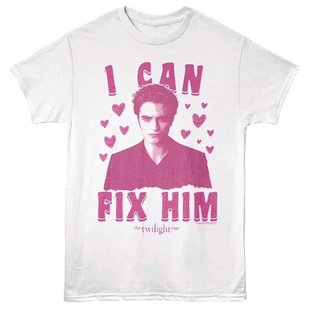Twilight Edward I can Fix Him Men s T Shirt L