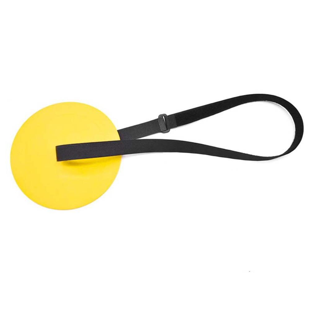 TPE Material Soccer Goal Target Flat Spot Markers Training Target Disc Baseball Practice жёлтый