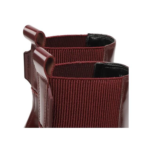 Ботинки Челси Kurt Geiger London 9353754109 бордового цвета