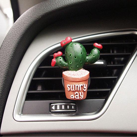 Lovely Cactus Bread Tomato Car Air Vent Outlet Fragrance Perfume Clip Freshener