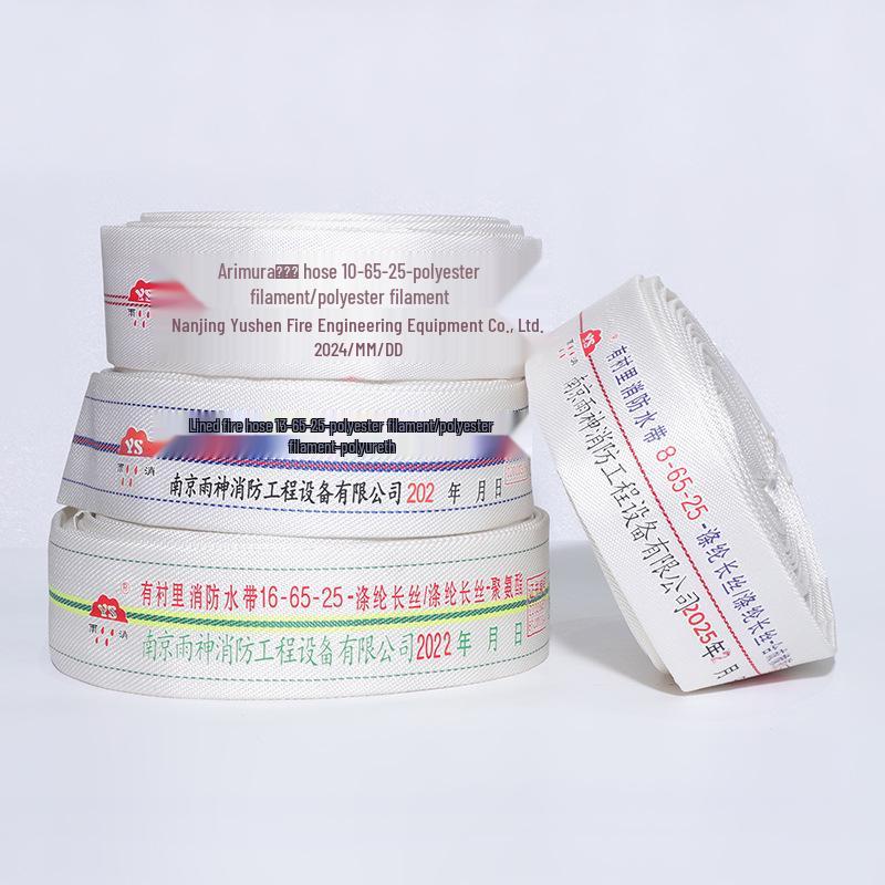 High-Pressure Polyurethane Fire Hose 65-20m, Type 8/10, Thickened Woven, Fire Equipment