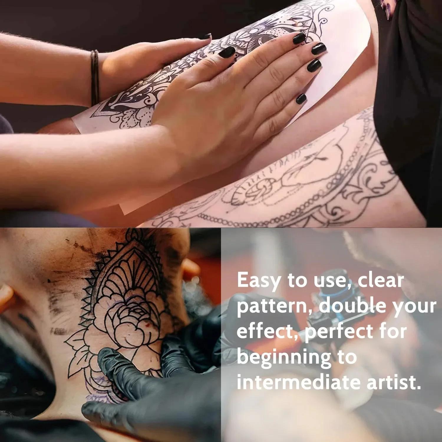 

1-100pcs A4 Tattoo Transfer Paper Tattoo Supplies Tattoo Stencil Copy Carbon Thermal Transfer Paper Tracing Paper Accessories