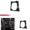 BMW 3 Series 320Li Carbon Fiber Interior Modification for F30: Center Console Gear Panel and Air Vent Decorations.