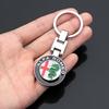 2026 Horký Alfa Romeo Vysoce kvalitní kovové logo auta Klíčenka Klíčenka Auto Interiérové doplňky Pro Alfa Romeo 4C 159 166 Spider Giulia