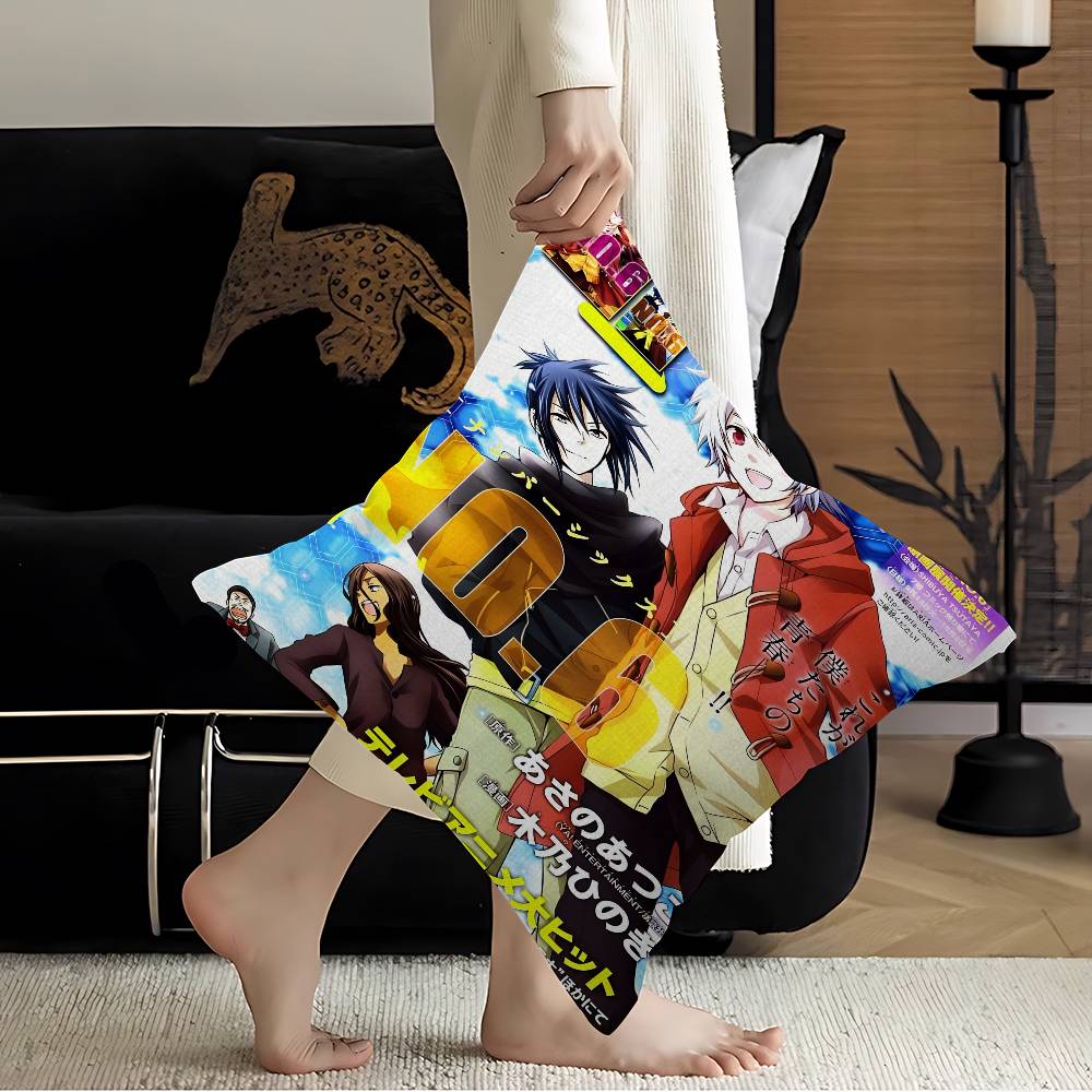 NNo Anime Personalized Pillow Dust Cover Bedroom Kids Party Decoration Pillowcase Birthday Children Gift