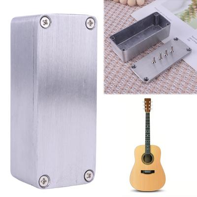 1590A Style Pedal Enclosure with Screws Guitar Effect Pedal Enclosure Die Cast Aluminium Box Enclosures Musical Instrument Kit