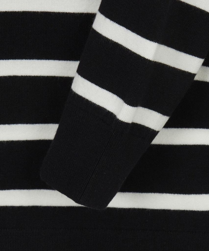 Noseupeiseu Nt7Ar70A Men'S Borga Striped Sweater Black