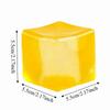Clear Cube Squeeze Ball Soft Slow Rebound Toy Anti-Anxiety Sensory Cube  Office Break