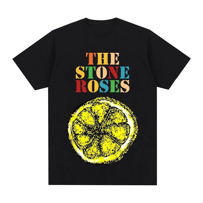 The Stone Roses Lemon T-shirt Cotton Unisex T shirt New TEE TSHIRT Womens Tops