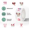 500 Pictures/roll Roll Tape Axolotl Handbook Material Decorative Envelope Seal Sticker