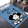 2025 Nieuw Mafalda Tapijt Vloerkleed voor Woonkamer Slaapkamer Huis Bank Decoratie, Kinderen Spelen Antislip Vloermat 79