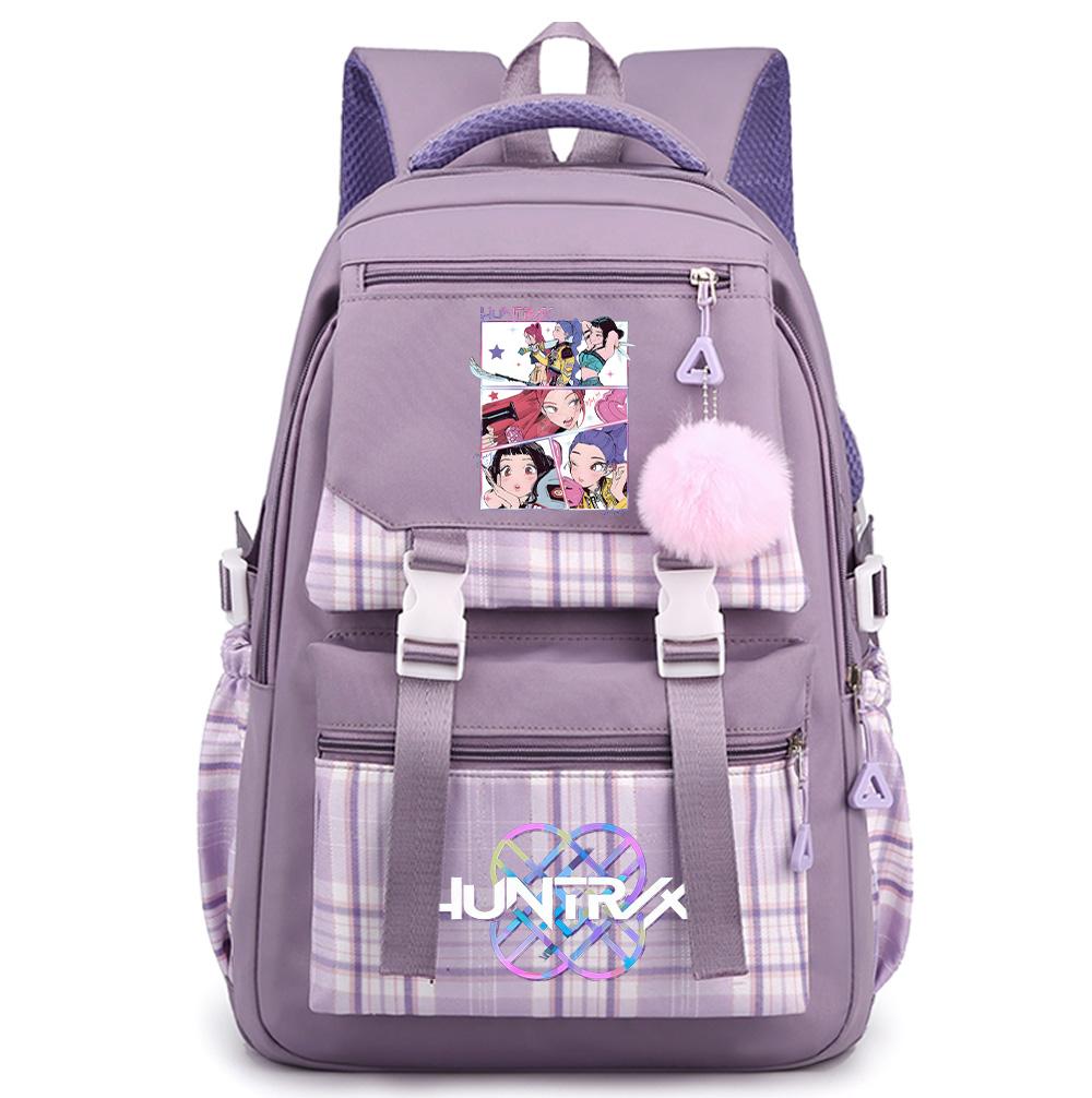 Cute Printed K-Pop Printed Large Capacity Backpack for Teenger Student Girl Boy Schoolbag Bookbag Kid Gift Women Waterproof Travel Bag Mochila