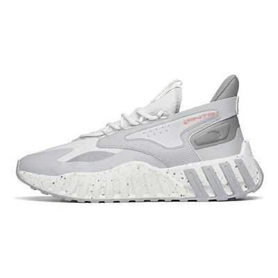Chaussures de sport basses confortables antidérapantes résistantes à l'usure absorbant les chocs style papa pour homme Blanc Gris 112218871-2