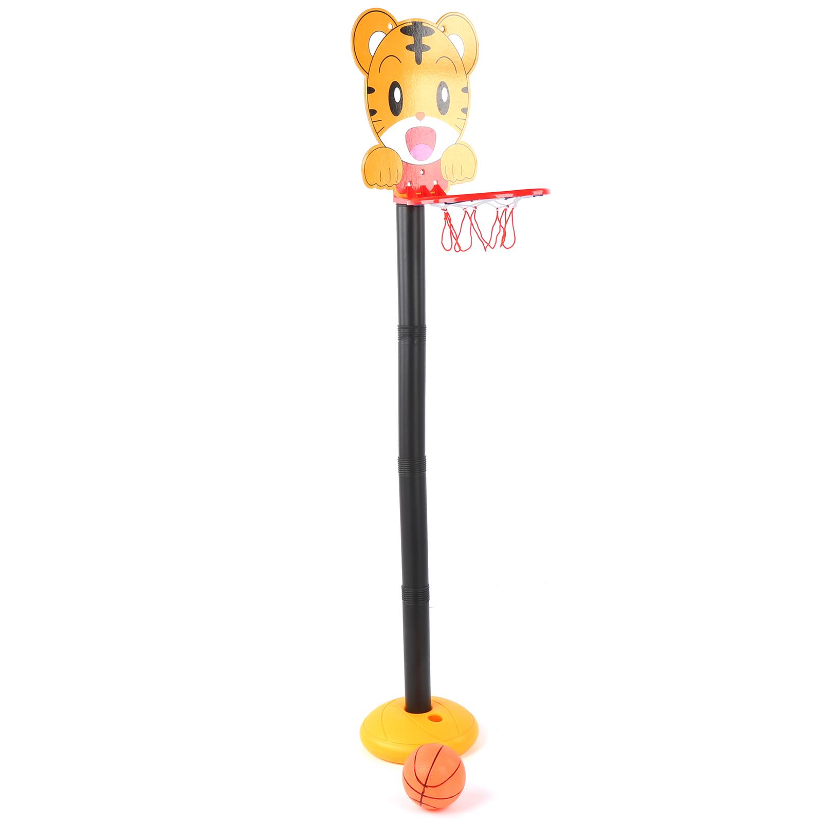 

Children Indoor Outdoor Cartoon Lifting Station Basketball Hoop Stand Kid Sports Goal Toy