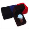 Velvet Light Luxury Single Watch Box, High-End Black Packaging for Business Watches