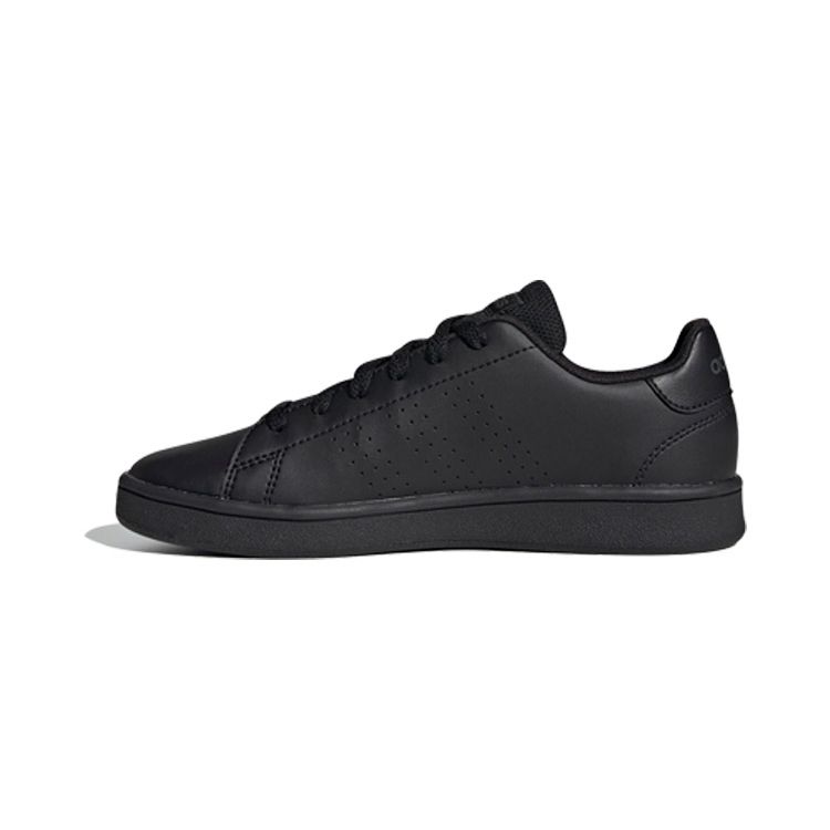 Adidas Neo Advantage Comfortable Versatile Lightweight Non-Slip Low-Top Kids Skate Shoes Kids Skate Shoes Black EF0212