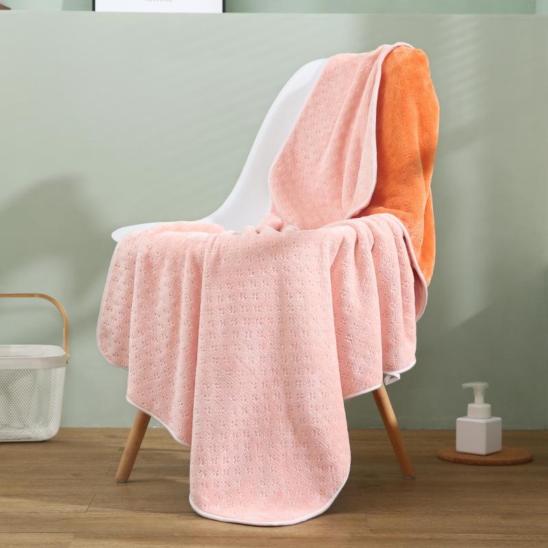 Coral fleece bath towels, non-Class A large bath towels, men's wrapping towels do not absorb water, towels, household women's new bath towels