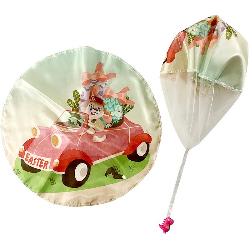 Kids' Hand-Thrown Parachute Toy for Outdoor Fun - Perfect for Kindergarten, Chicken Dinner Airdrops, Easter, and New Year’s Gifts