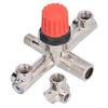  Compressor Switch Tube Double Outlet Metal Valve Nonadjustable Fitting Accessory