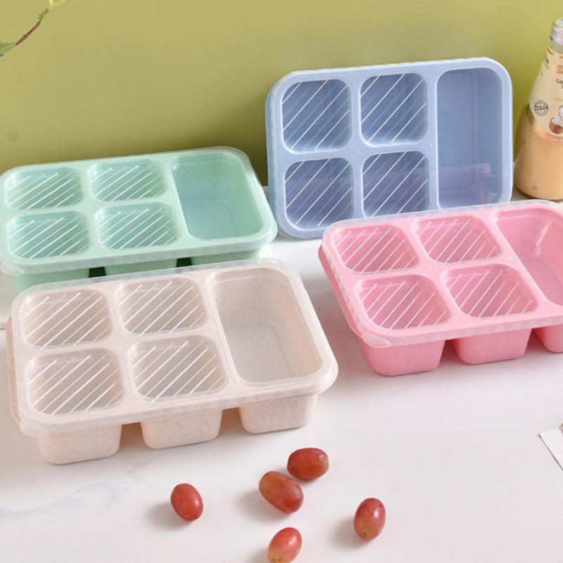 

Герметичный отдельный ланч-бокс, портативный ланч-бокс, контейнер для еды, столовая посуда для детей и взрослых, школьный офис, микроволновая печь, ланч-бокс зелёный