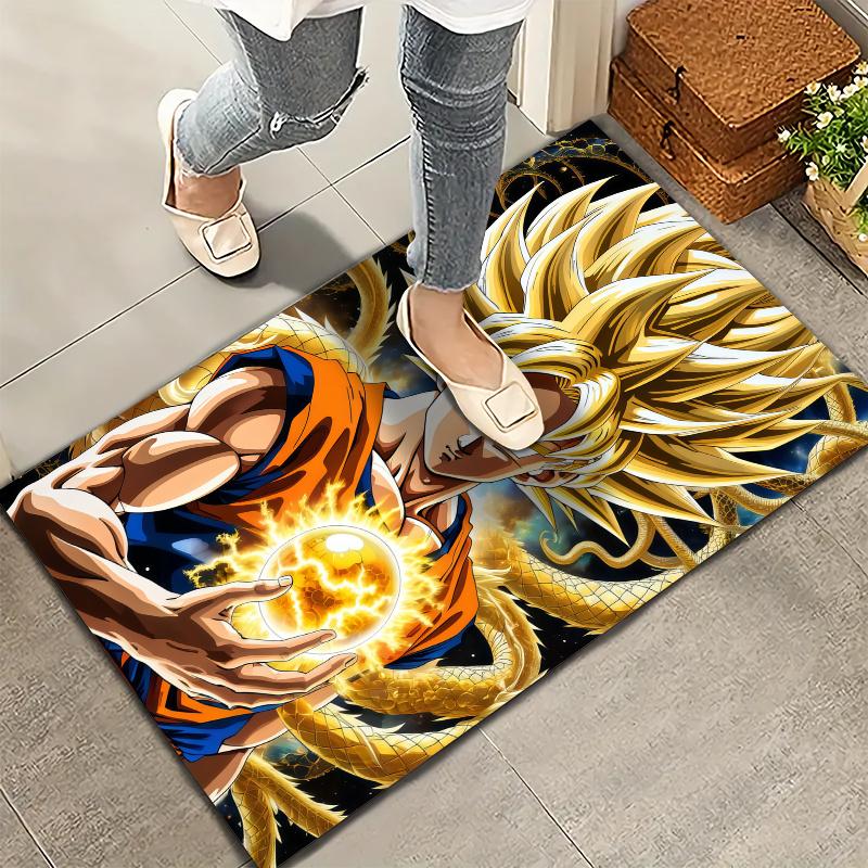 Tappeto Dragon Ball Z per Soggiorno Camera da Letto Casa Decorazione Divano Tappetino Antiscivolo per Gioco Bambini
