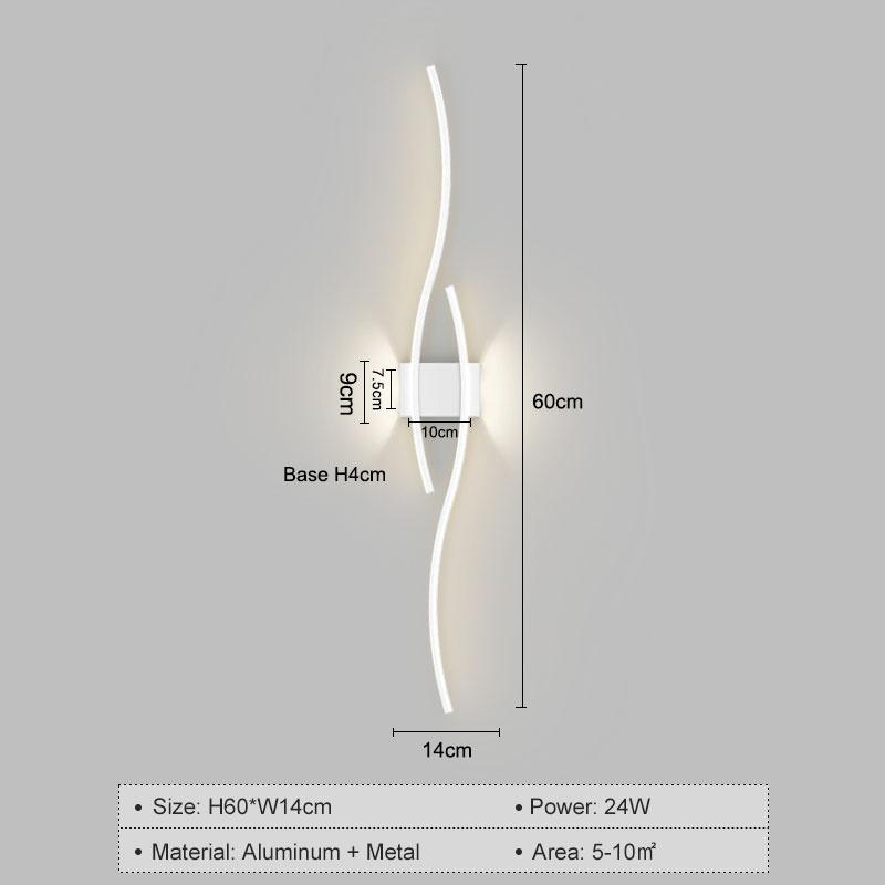 

Современные светодиодные настенные светильники для спальни, прикроватные настенные бра, гостиная, фойе, домашний светильник для внутреннего освещения, светильники для прохода Cool White