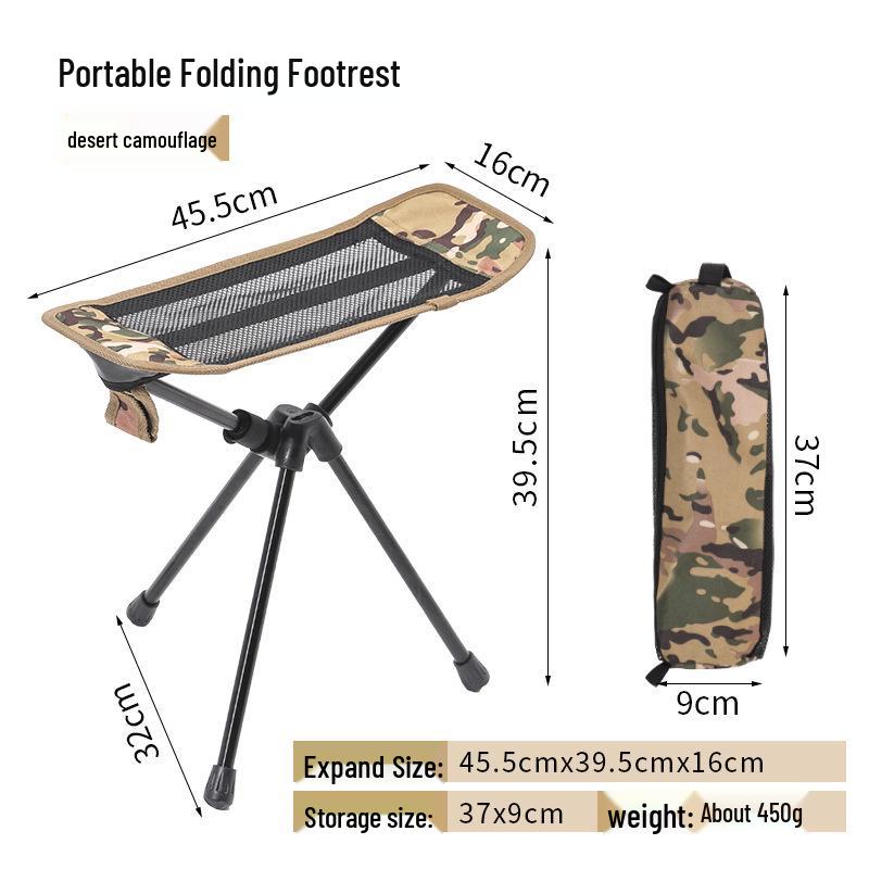Ultra-Light Foldable Outdoor Camping Stool - Portable & Compact for Fishing, Picnic & Leisure