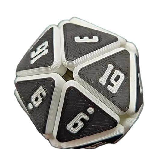 

Squishable D20 Fidget Dice Портативные дорожные 3D-напечатанные игральные кости Сенсорная игрушка Многосторонние игральные кости Реквизит для взрослых Семейная вечеринка Настольная игра Реквизит
