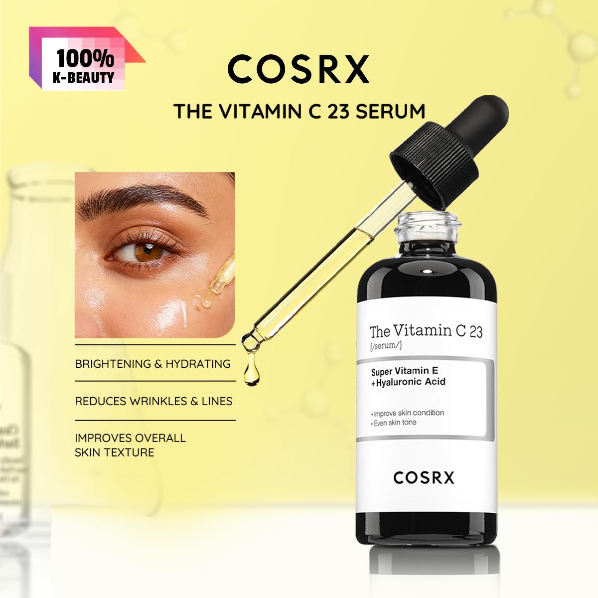 COSRX The Vitamin C 23 serum 20ml, Nourishing, Glowing Skin, Refreshing, Skin Radiance Boost, K-Beauty, Korean Makeup 20ml/0.67fl.oz.