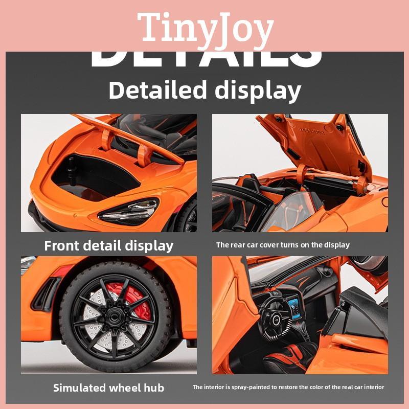 Mclaren 720s 124 Alloy Car Model Toy With Inertia Control For Display Collector