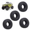 RC Crawler Universal Wheel Hub Set Plastic RC Tire and Hub Set for Axial SCX24 1/24 1/18