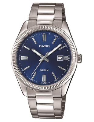 Casio Bracciale Uomo MTP-1302PD, Blu,