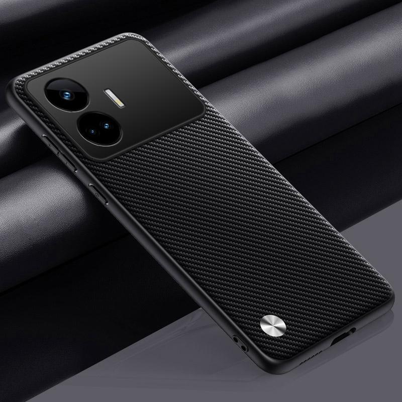 Luxury PU Leather Case For Realme GT Neo 5 SE 5SE Back Cover Matte Silicone Full Protection Phone Case For Realme GT Neo5 SE